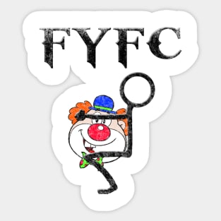 FYFC Clown Sticker